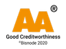 Logo AA Good Creditworthiness Bisnode 2020